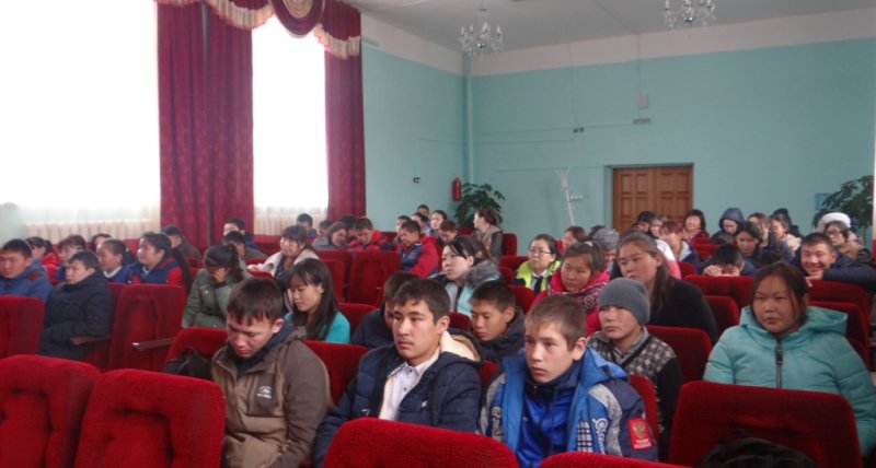 Встреча со школьниками Улаганского района 
