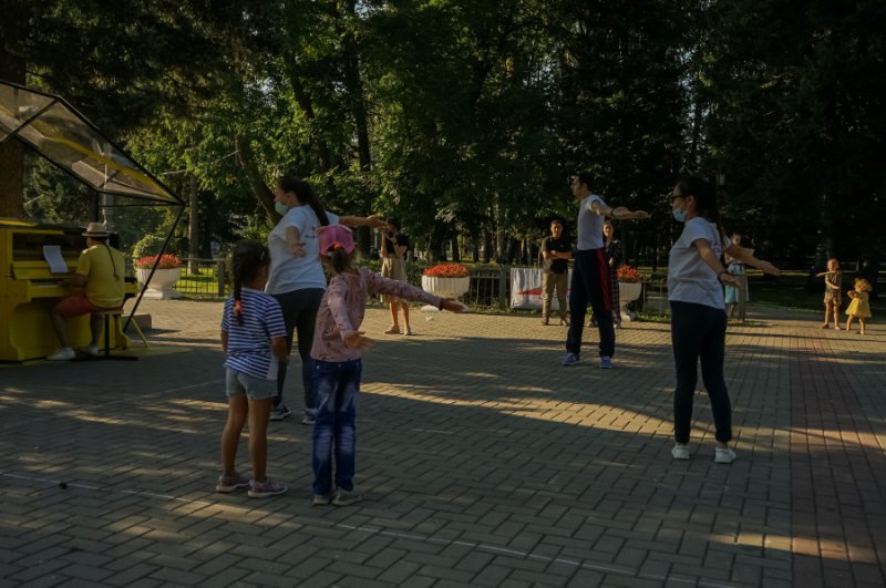 Горно-Алтайский государственный университет провёл акцию «Фитнес-центр «Улица» 