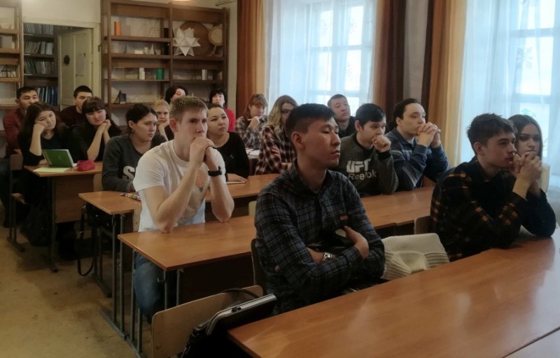 Лекция преподавателя Монгольского национального университета