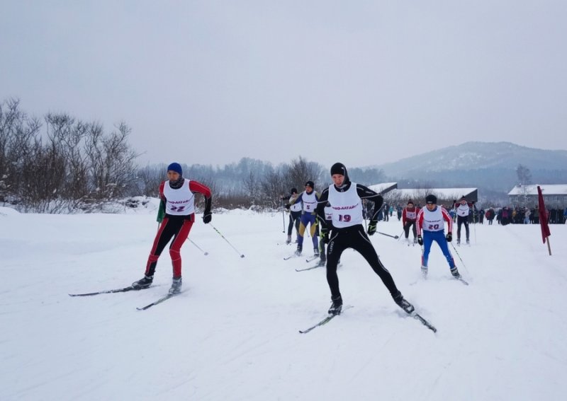 Сборная команда ГАГУ - победители и призёры соревнований по лыжным гонкам