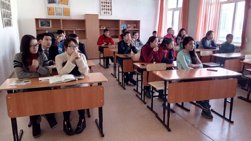 Встреча со школьниками Улаганского района