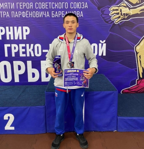 Студент ГАГУ занял первое место на Всероссийском турнире по греко-римской борьбе
