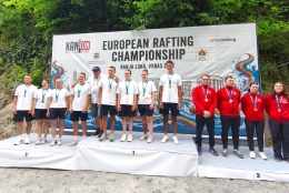Первое золото Чемпионата Европы по рафтингу у команды ГАГУ!!!
