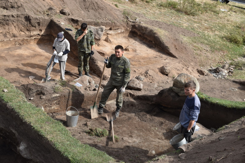 В селе Купчегень прошли аварийные работы археологической экспедиции ГАГУ
